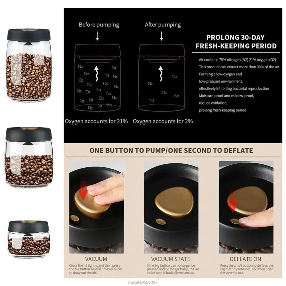 NorthVault™ Vacuum Coffee Bean Canister