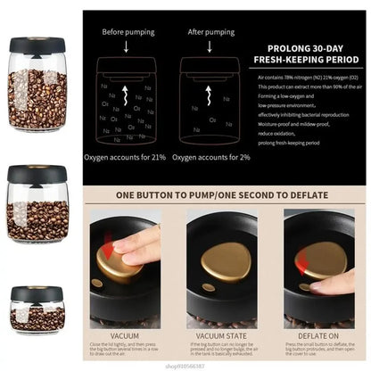 NorthVault™ Vacuum Coffee Bean Canister